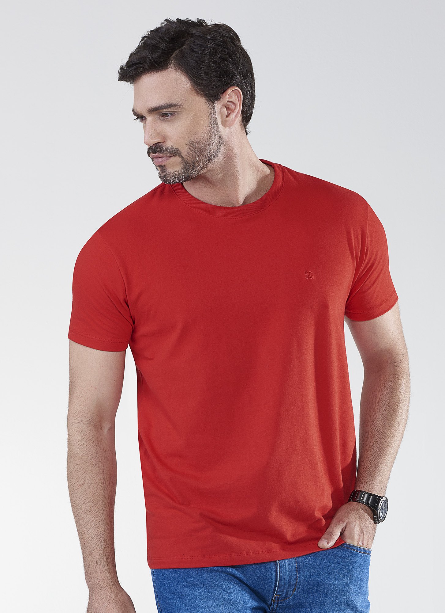 Camiseta Masculina Vermelha