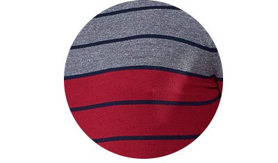 Suter listras vermelho