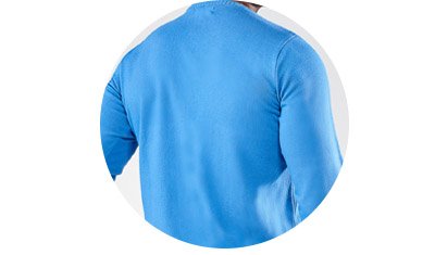 sueter tradicional azul