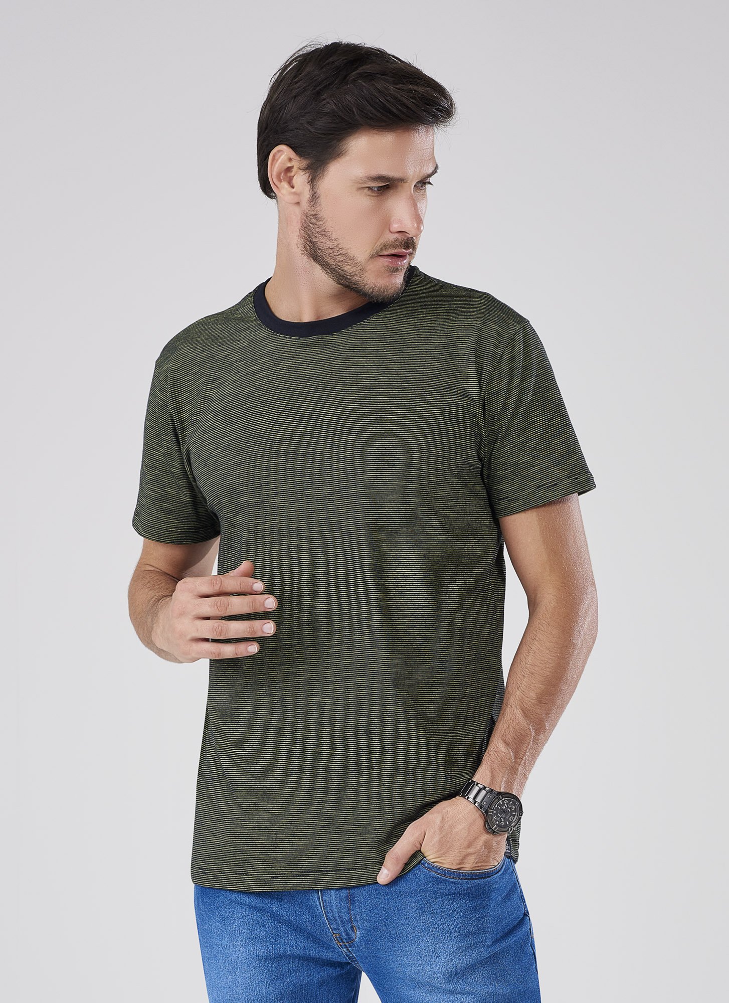Camiseta Básica Masculina Preta