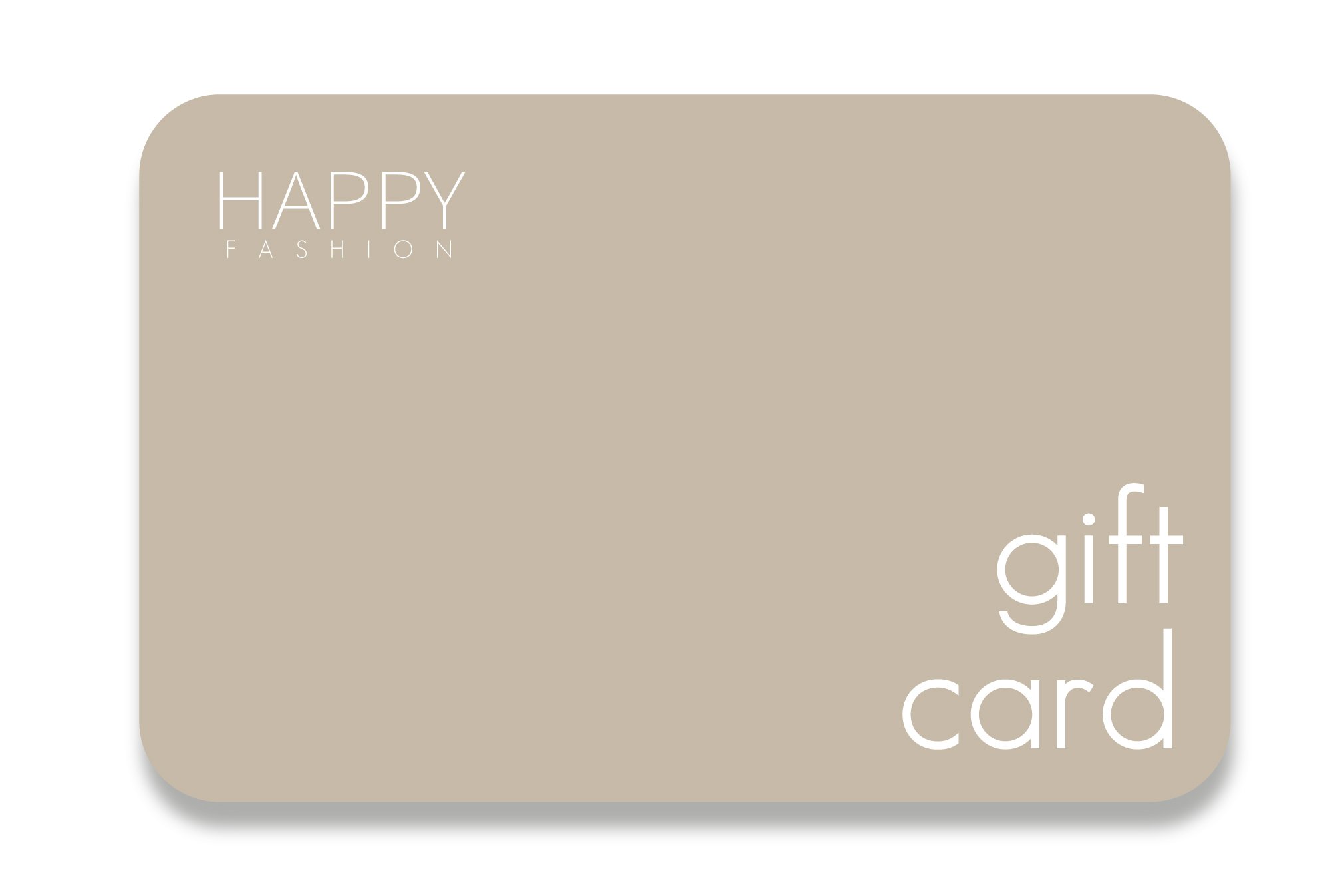 Cartão Presente Happy - R$200