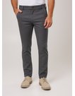 Calça de Sarja Bolso Faca com Elastano Cinza