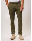 Calça de Sarja Bolso Faca com Elastano Verde