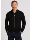 sueter ziper preto