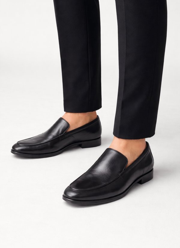 mocassim social masculino preto