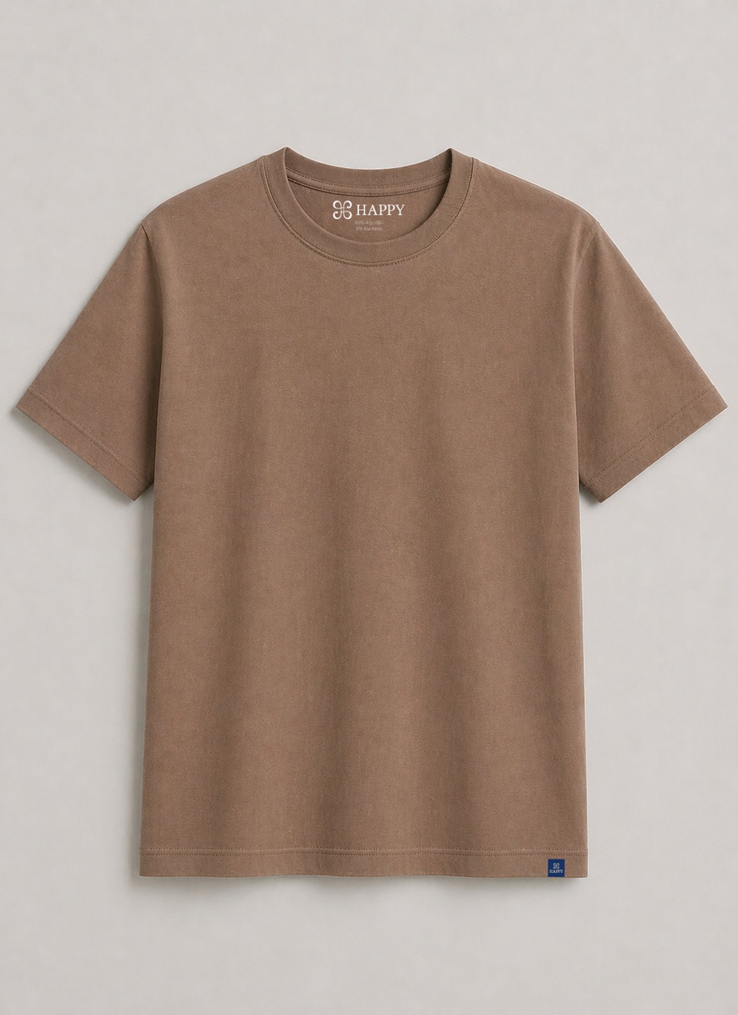 camiseta marrom